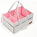 Diaper Caddy, Nursery Storage Bin & Tote Bag for Car Travel and Portable Organizer for Girls & Boys for Changing Table, Great Registry Shower Gift by In Real Life