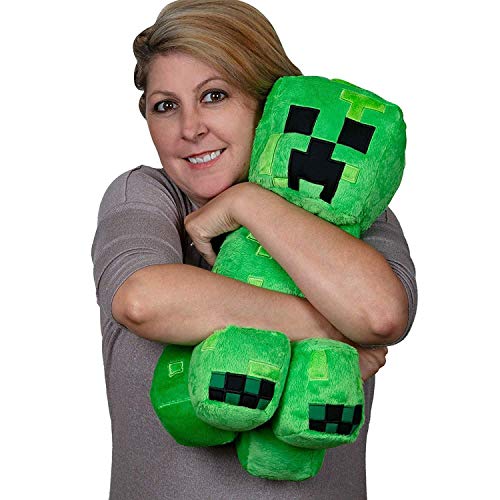 JINX Minecraft Grand Adventure Creeper Plush Stuffed Toy, Green, 16