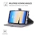 ProCase Galaxy Note 8 Wallet Case, Folio Folding Wallet Case Flip Cover Protective Case for Galaxy Note 8 2017 Release, with Card Holder Kickstand -Grey