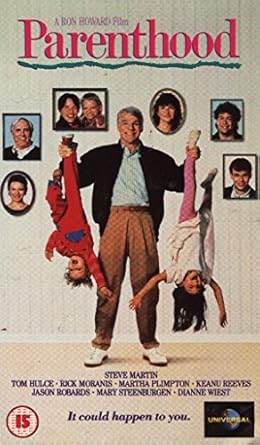 Amazon Com Parenthood Vhs Steve Martin Mary Steenburgen Dianne Wiest Jason Robards Rick Moranis Tom Hulce Martha Plimpton Keanu Reeves Harley Jane Kozak Dennis Dugan Joaquin Phoenix Eileen Ryan Donald Mcalpine Ron Howard