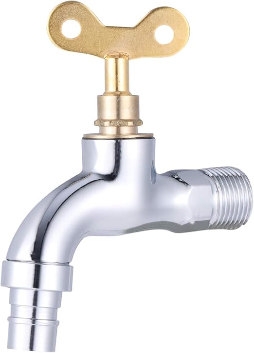 Yarnow Sink Faucet Single Handle Washing Water Tap with Lock Quarter