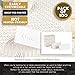 Best Paper Greetings 100 Wedding Table Place Cards with Gold Foil Polka Dot Design for Reserved Seating, Birthday, Banquet, and Events - Placecards for Table