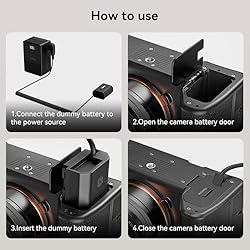 SmallRig D-TAP to NP-FZ100 Dummy Battery, NP-FZ100