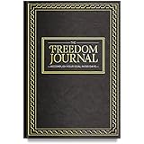 The Freedom Journal, Deluxe Black Hardcover and Non-Dated Notebook, Daily Planner to Achieve Your #1 Goal in 100 Days, Increa