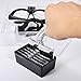 LED Light Weight Magnifier with 5 Lenses 1x, 1.5x, 2x, 2.5x, 3.5x