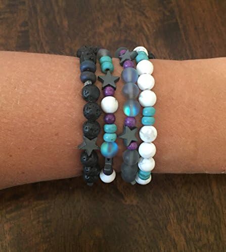 Children's Howlite Lava Rock Essential Oil Aromatherapy Diffuser Bracelet