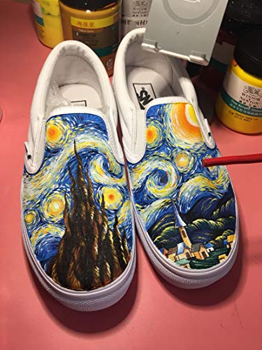 starry night shoes vans