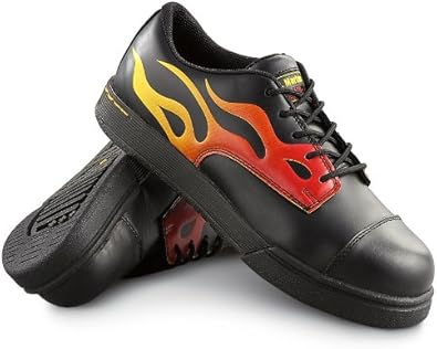 dr martens flame shoes