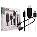 EXW 3 in1 5pin+11pin MHL Kit Universal MHL Micro USB to HDMI Cable 1080P HDTV Adapter for Samsung Galaxy S5 S4 S3 S2 Note 2 Note 3 Note 4 HTC LG and More MHL-enabled Phones (MHL to HDMI)