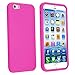 Insten 4 packs of Silicone Skin Cases - Red , Purple , Hot Pink , Blue Compatible with Apple iPhone 6/ 6S (4.7)