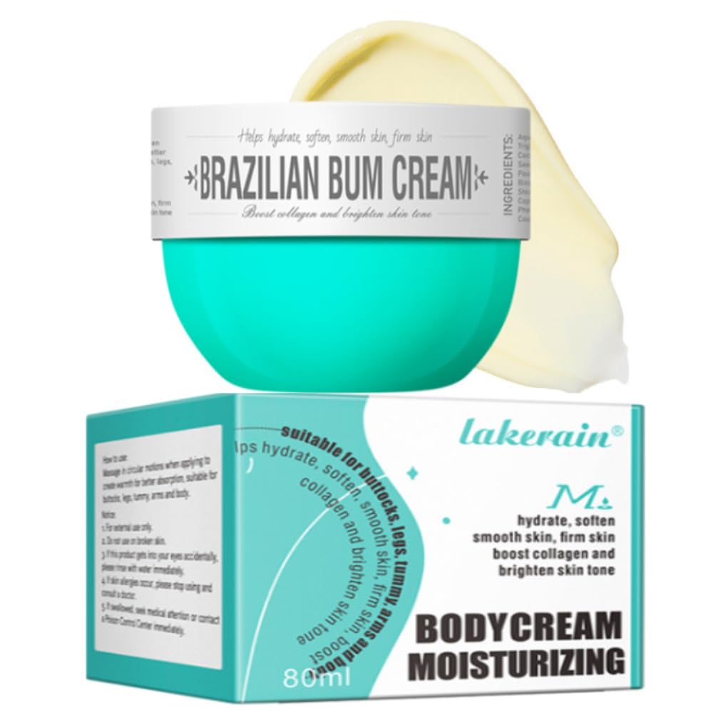Bum Bum Cream, Moisturizing Body Cream Brighten Body Skin Repair, Smoothing Bum Cream, Lift, Firm, and Reduce Cellulite for a Beautiful Derriere, Long-lasting Fragrance Bum Bum Cream 80ML(#3)