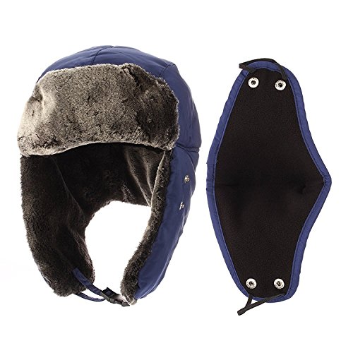 ETCBUYS Winter Hat with Ear Flaps - Winter Trooper Trapper Hat. Unisex for Men & Women