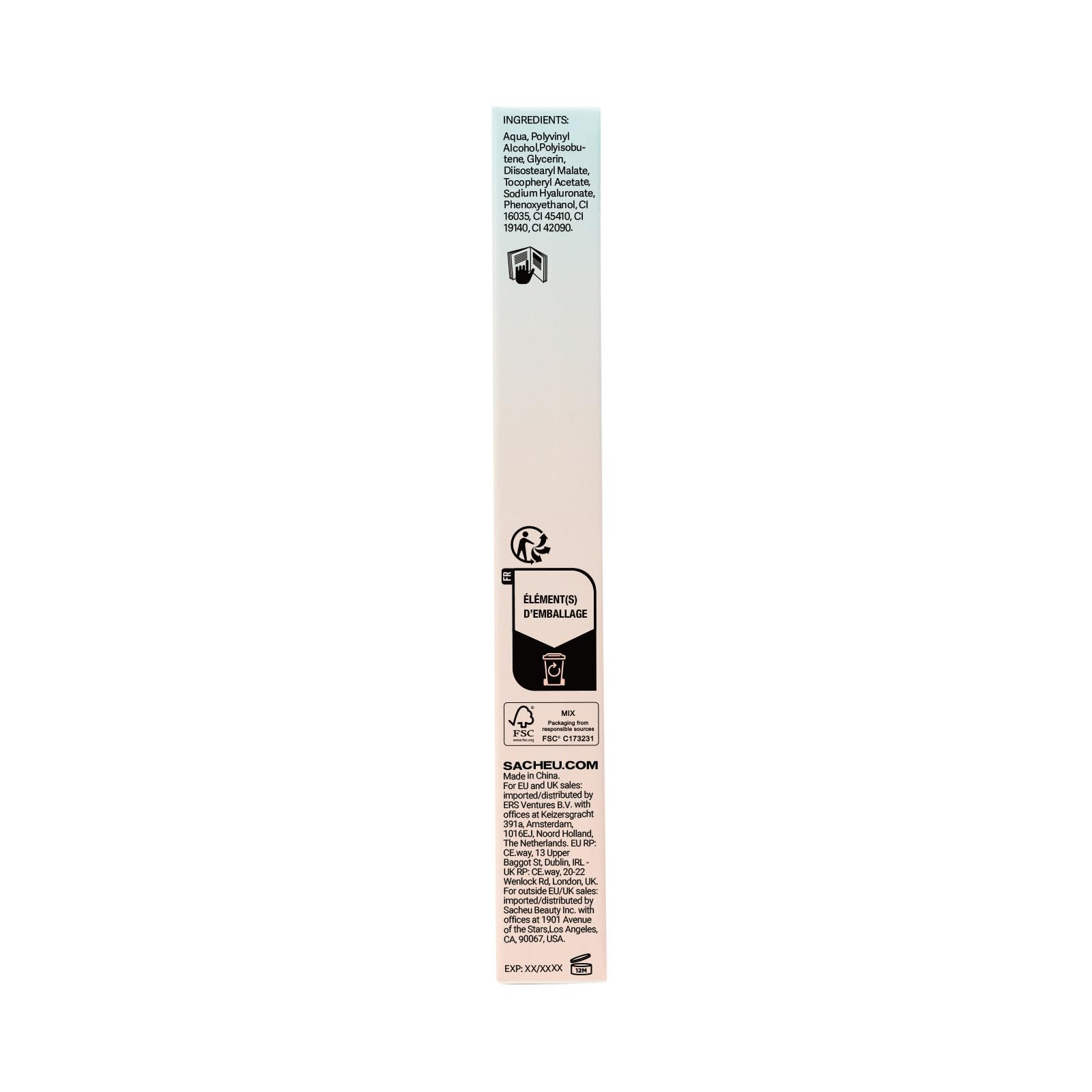 Sacheu Lip Liner STAY-N Peel Off Lip Stain — Long Lasting Matte Lip Tattoo Transfer Proof Lipstain Infused with Hyaluronic Acid & Vitamin E for All Skin Types — Vegan & Cruelty-Free, nOOHde