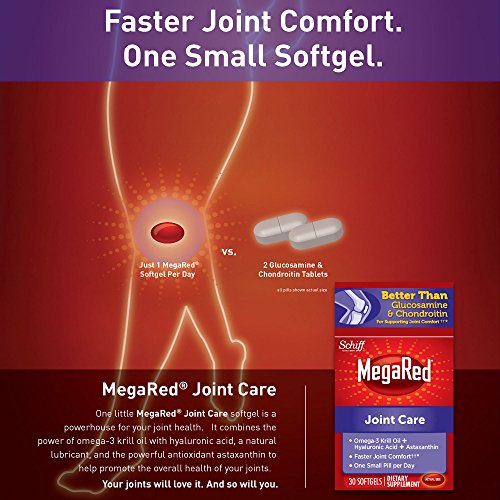 Omega3 Krill Oil and Joint Supplement 353mg, Megared Joint Care