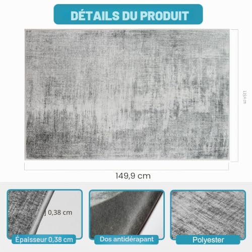 Office Chair Floor Protector Mat 120x150cm, Office Chair Protector Mat, Floor Protector Mat for Hard Floors, Office Chair Mat Non-Slip Office Chair Mat