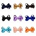 40pcs Mini Grosgrain Ribbon Pinwheel Hair Bows Alligator Clips for Baby Gilrs Toddlers Kids in Pairs (20 Pairs 615)