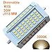 R7S LED J118 118mm Dimmable Bulb 30W Warm Light 3000k AC120V 3000LM Double Ended J LED Floodlight for R7S 200W 300w 400w Halogen Replacement (3000k Warm Light)