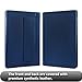 Lenovo Yoga Tab 3 8 Case - Infiland Folio Premium Leather Smart Stand Cover for 2015 Released Lenovo Yoga Tablet 3 8-Inch Tablet Only, Navy