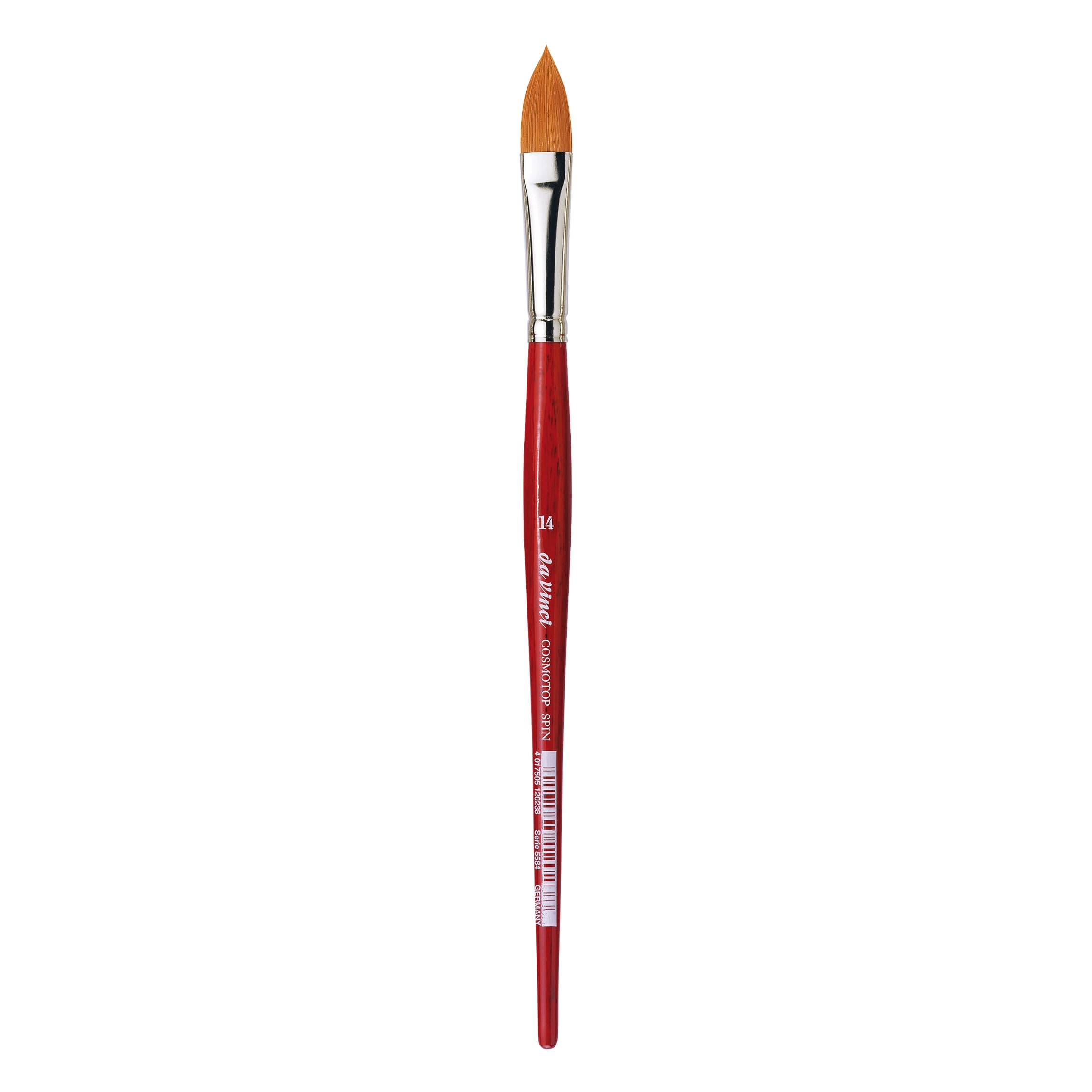 Da Vinci 5584 Series Water Colour Brush, Synthetic Fiber, Red, 23.2 x 1.3 x 30 cm