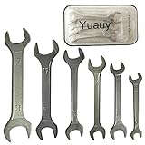 Yuauy Double Ended 8 mm thru 19mm Cone Wrench Bicycle Tool Kit Spanner Bike Cycling Multi Set