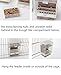 Old Tjikko Parrot Automatic Feeder,No-Mess Bird Feeder,Cage Accessories for Budgerigar Canary Cockatiel Finch Parakeet Seed Food Container (Hooked Bird Feeder)thumb 2