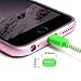 iPhone 8 Charger, 8 Inch Short F-color Braided Lightning to USB Charger Ultra Compact Cable for iPhone 8 7 6S 6 Plus 5S 5C 5, iPhone SE, iPad 4 Air 2 Mini 4, iPad Pro iPod Touch 5 Green