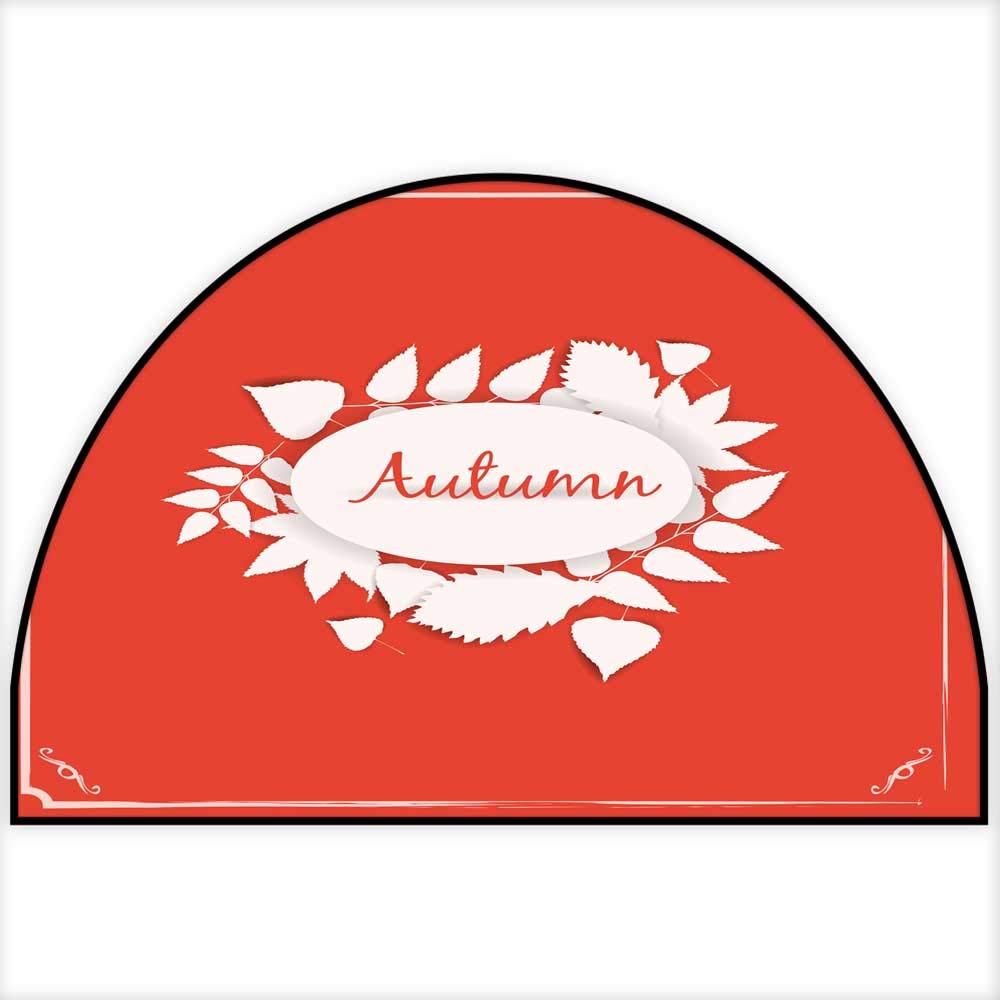 Amazon Com Hua Wu Chou Half Round Coir Door Mathalf Round Dog Mat