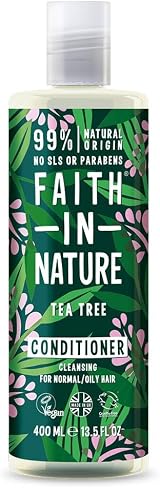 Faith In Nature Tea Tree Conditioner 400ml Cleansing Vegan Cruelty Free