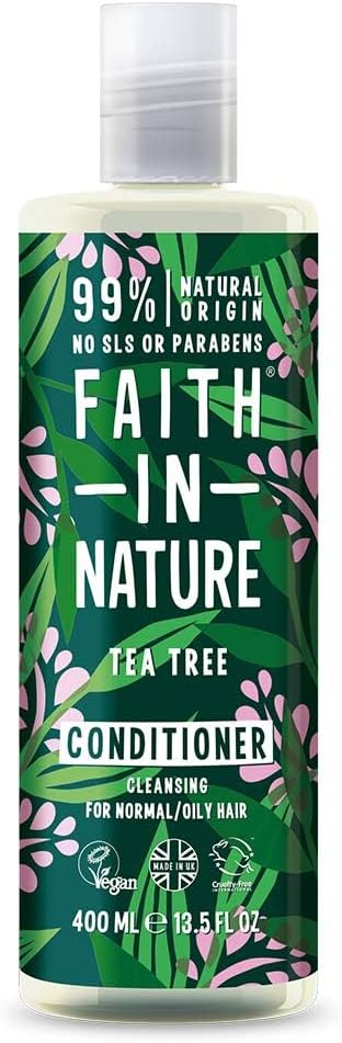 Faith In Nature Tea Tree Conditioner 400ml Cleansing Vegan Cruelty Free