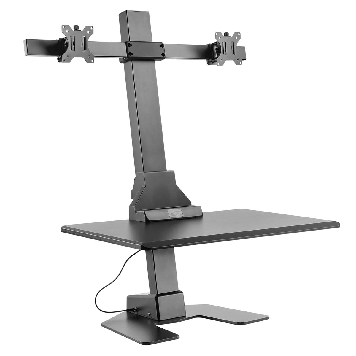 AdvanceUp Electric Ergonomic Standing Desk Converter Riser, Motorized