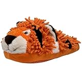 Fuzzy Friends Women's Tiger Slipper,Orange,One Size
