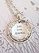 Live. Love. Sparkle. Silver glitter quote necklace