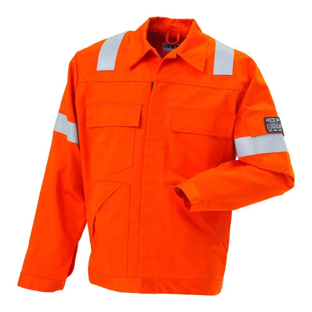 J.A.K. 121020706 Series 12102 65% Cotton / 34% Polyester / 1% Negastat Blouson Jacket, Orange, 3XL Size