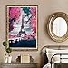 5D DIY Diamond Painting Kits for Adults, Full Drill Diamond Embroidery Dotz Kit Home Wall Decor 19.6x13.7 inch (Eiffel Tower)