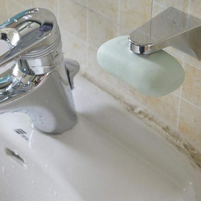 JoyFan Magnetischer Seifenhalter Wandklebung Hängestange Seifenhalter, Edelstahl, Silber, Einheitsgröße