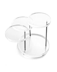 QWORK Round Acrylic Products Display Riser