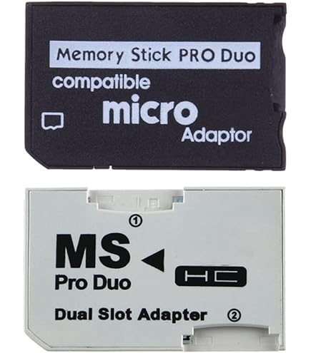 .pspソフト、メモリーカード！ Amazon.com: PSP Memory Stick Adapter, Funturbo Micro SD to Memory