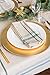 DII French Stripe Tabletop Collection Farmhouse Style Dining Table Linen Napkin Set, 20x20, Taupe/Teal, 6 Piece