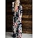HOOYON Women's Casual Floral Printed Long Maxi Dress with Pockets(S-5XL),Royal Blue,XX-Large