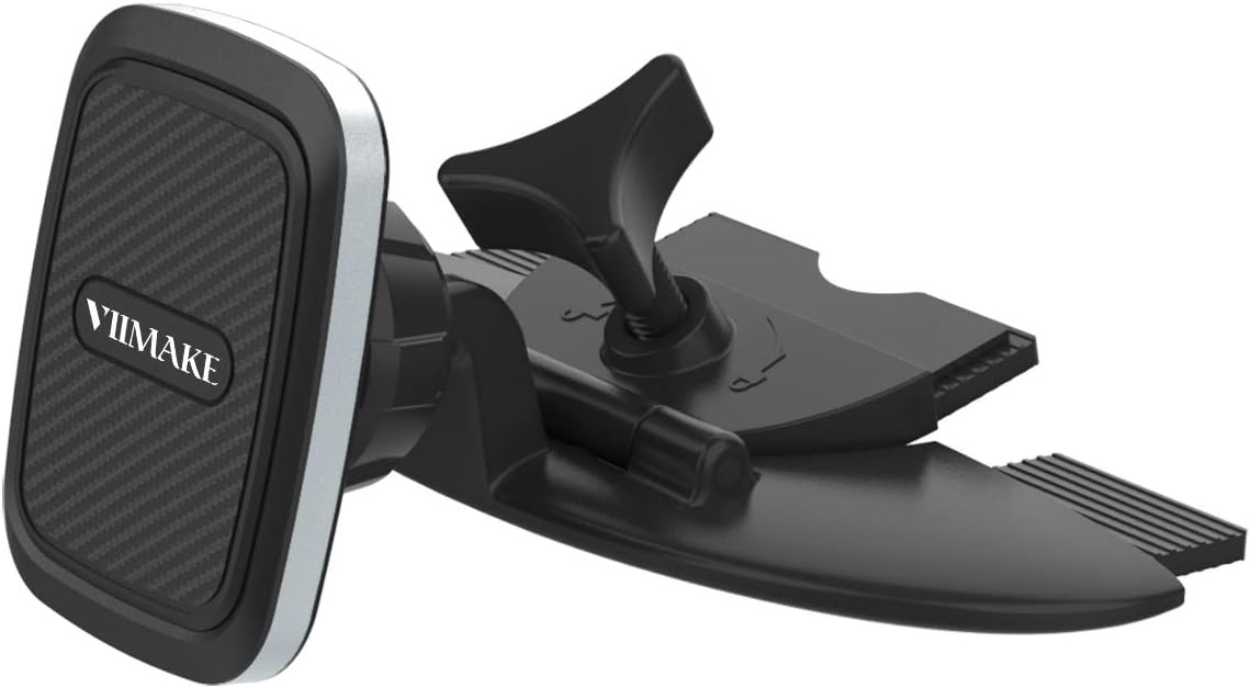 VIIMAKE Car Phone Mount,Magnetic Cd Slot Car Mount Phone Holder 6 Magnet for iPhone 11 Pro Xs MAX XR XS X 8 7 Plus