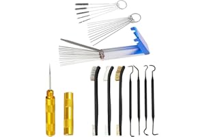 XINTAIHELE Carburetor Cleaning Kit Spray Gun Carb Cleaning Brushes Torch Tip Cleaner forAuto, Motorcycles, ATV, Lawn Equipmen