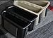 Ketofa 2pcs 2015 Latest Car Front Door Armrest Storage Box For Volvo XC60 2010 2011 2012 2013 2014 2015 (Black)