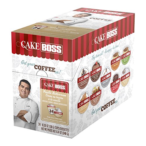 Cake Boss Coffee Vanilla Buttercream, 24Count