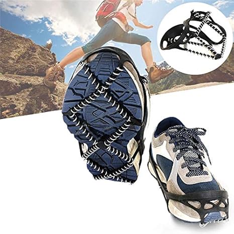 Amazon Co Jp Dslsm スノークロースタッドを登るシンプルな滑り止めの滑り止めのつまみの外側の1つのペア ホーム キッチン