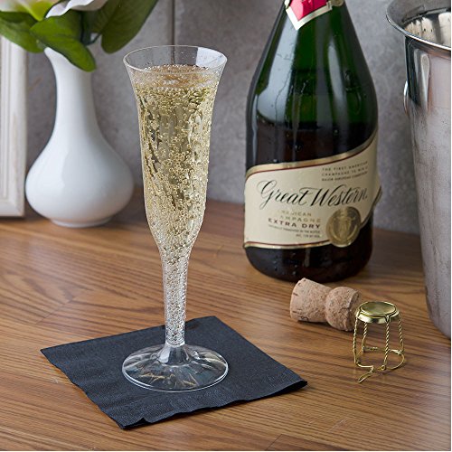 Fineline Settings Flairware Clear 5 oz. Two-Piece Champagne Flute, 50 Flutes