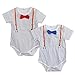 Baby Boys Newborn Sailor Summer Jumpsuit Romper Climbing Clothes 0-24m (0-6 Months, Blue stripe)