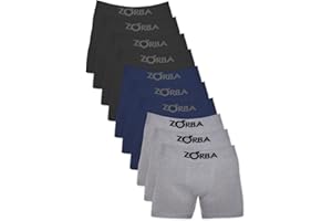 Kit com 10 Cuecas Zorba Boxer Algodão Sem Costura 781 Sortido