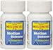Meclizine 25 mg Generic for Bonine Chewable Tablets for Prevention of Motion Sickness and Anti-Nausea 100 Tablets per Bottle Pack of 2 Total 200 Tablets