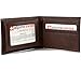 Alpine Swiss Men's Leather Bifold Wallet Removable Flip Up ID Window