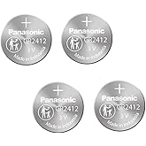 Panasonic CR2412 3V Lithium Battery 1PACK X (4PCS) =4 Single Use Batteries